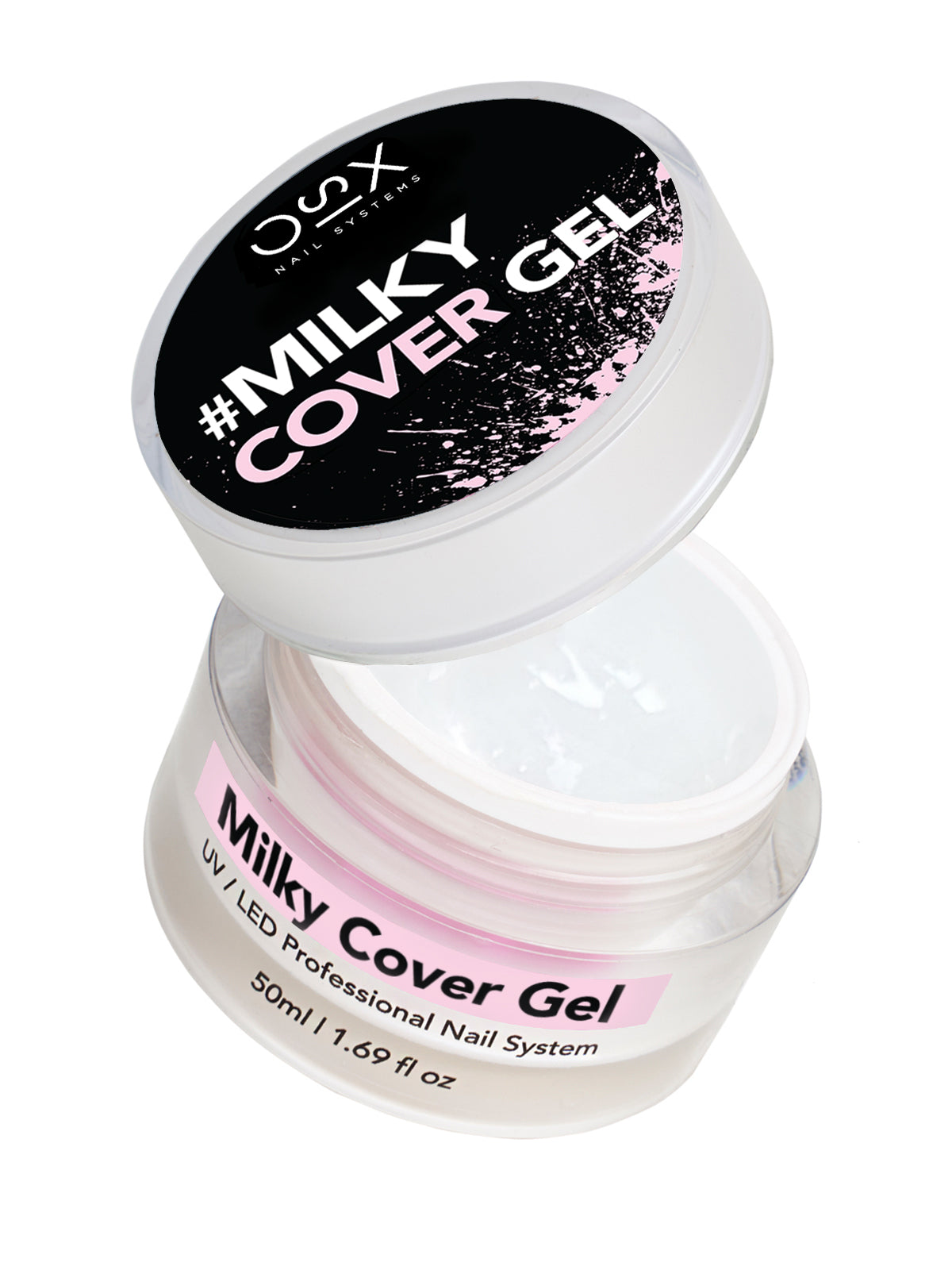 Milky Cover Gel - Išsilyginantis gelis 50ml (Be TPO)