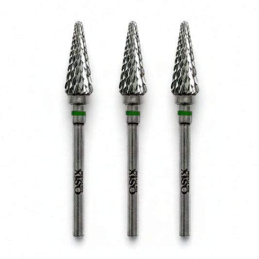 Eglutė 3vnt (žalias) - Kietmetalio OSIX antgalis